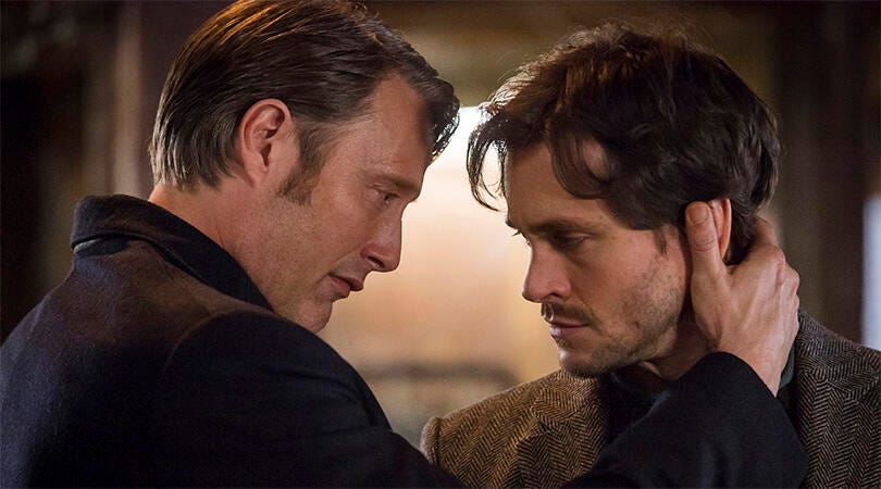 Mads Mikkelsen and Hugh Dancy, Hannibal