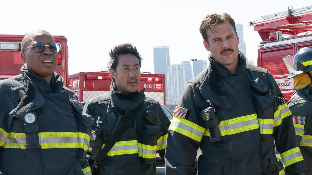 9-1-1's Boss Talks About the Un-Bee-Lievable Season 8 Premiere, Especially Eddie's Mustache