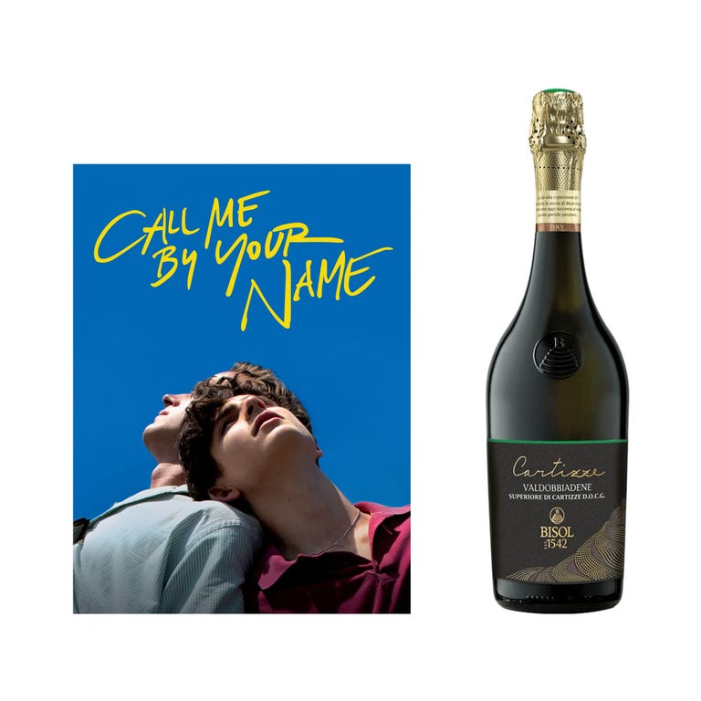 Call Me By Your Name and Bisol Cartizze Prosecco Superiore 2022