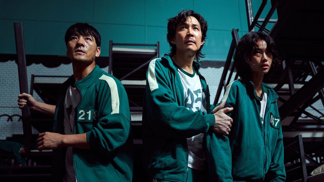 Park Hae-soo, Lee Jung-jae, and HoYeon Jung, Squid Game
